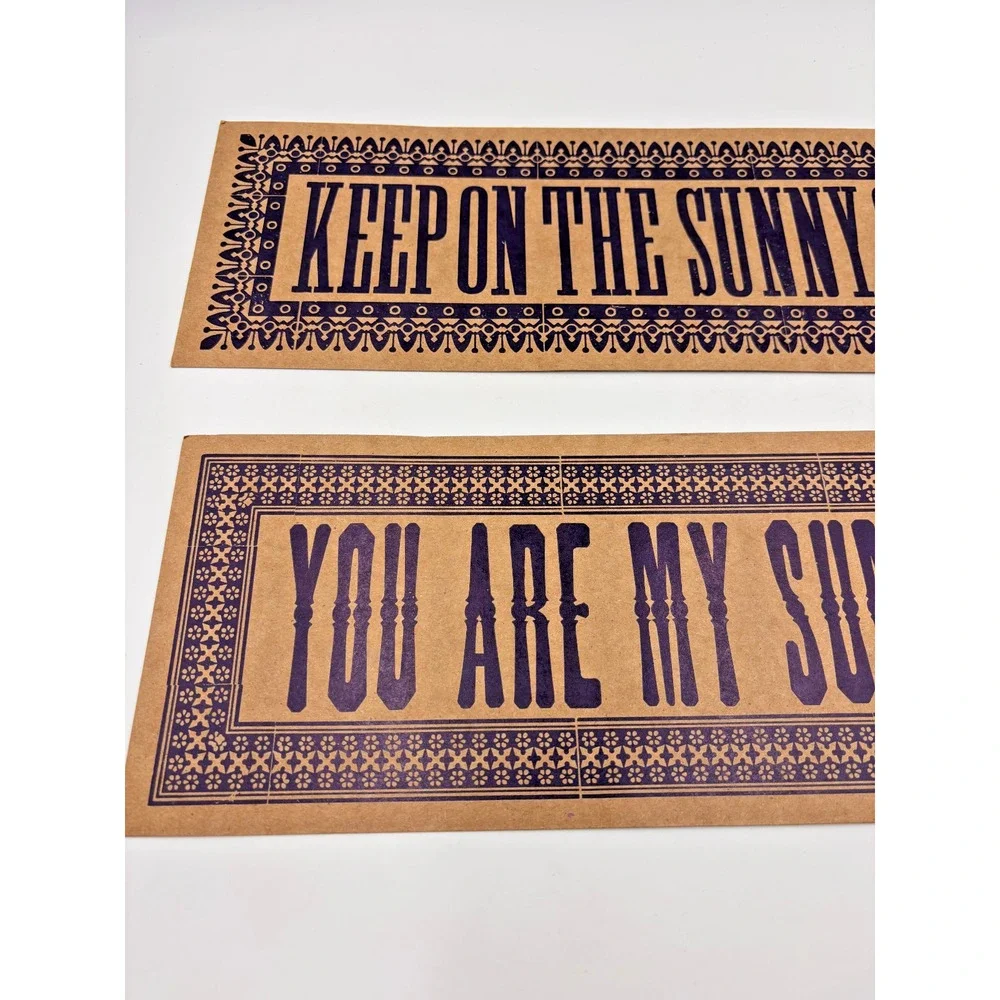 Yee Haw Industries Letterpress Postcards Sunny Side Sunshine Knoxville Set 2
